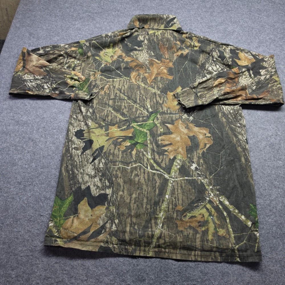 Mossy Oak Mens Break-Up Infinity Camo Turtleneck Long Sleeve Hunting Shirt L